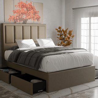 Megafurniture | Marley Fabric Drawer Bed Frame (Water Repellent) | Drawer Bed