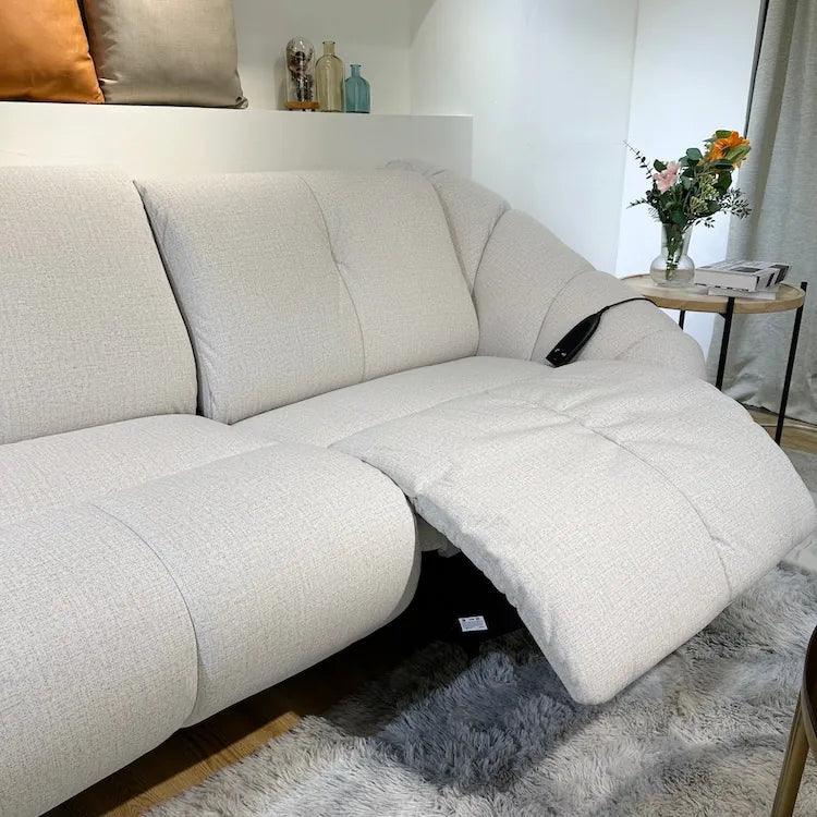 Megafurniture | Marshall Teddy Fabric Electric Recliner Sofa | Fabric Sofa
