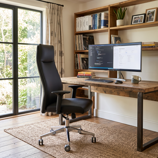 Marty Faux Leather Office Chair