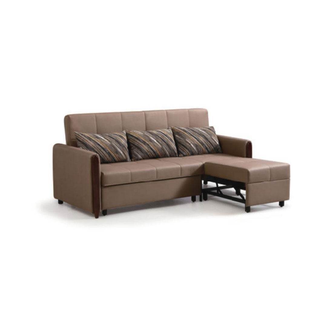 Marvin Faux Leather Sofa Bed – Megafurniture