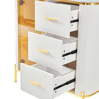 Megafurniture | Maurille White Buffet Hutch (100cm) | Sideboard