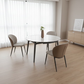 Minden Round Extendable Dining Table by Esteller