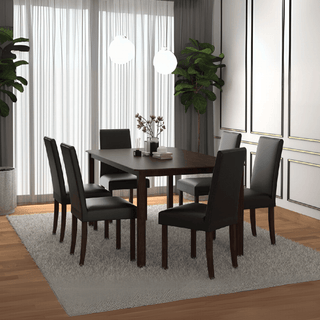 Megafurniture | Mireille II Wooden Dining Set (1+6) | Dining Set