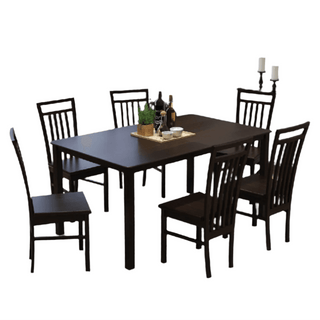 Megafurniture | Mireille III Wooden Dining Set (1+6) | Dining Set