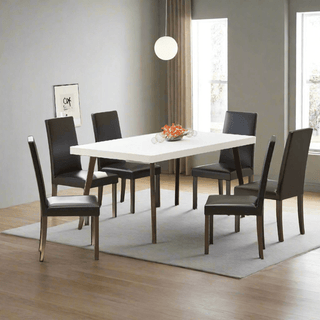 Megafurniture | Mordecai Marble Dining Set (1+6) | Dining Set
