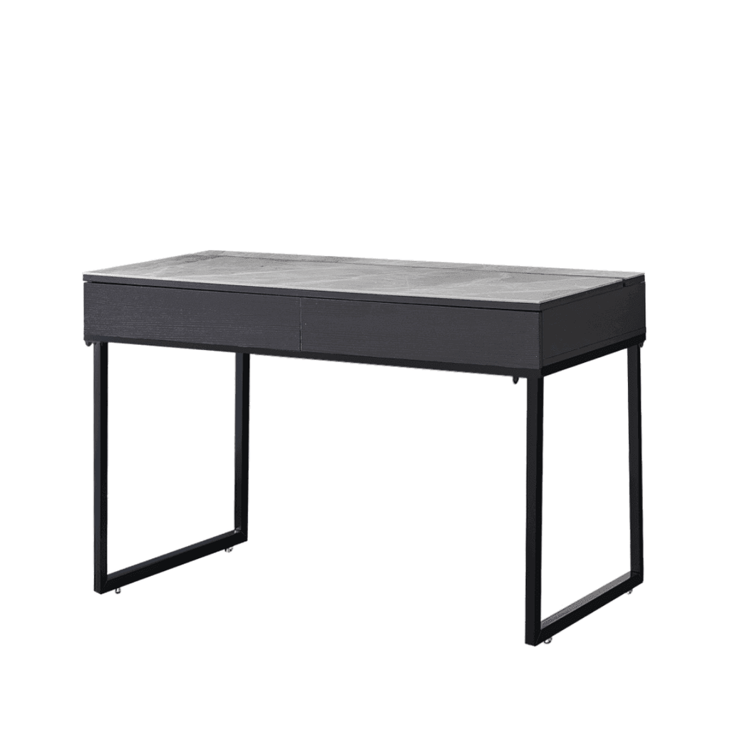 Muriel Glossy Sintered Stone Study Table (100cm/120cm) – Megafurniture