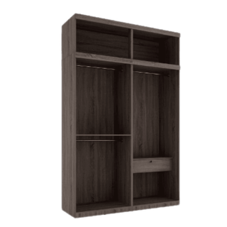 Megafurniture | Myrton 10 Door Wardrobe in Cappuccino | Open Door Wardrobe