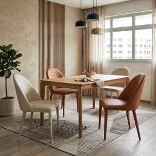 Caven Faux Leather Dining Chair