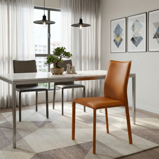 Carenza Genuine Leather Dining Chair