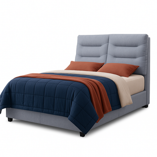 Gladious Grey Fabric Bed Frame