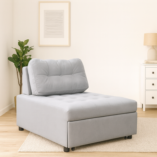Delure Fabric Sofa Bed (83cm)