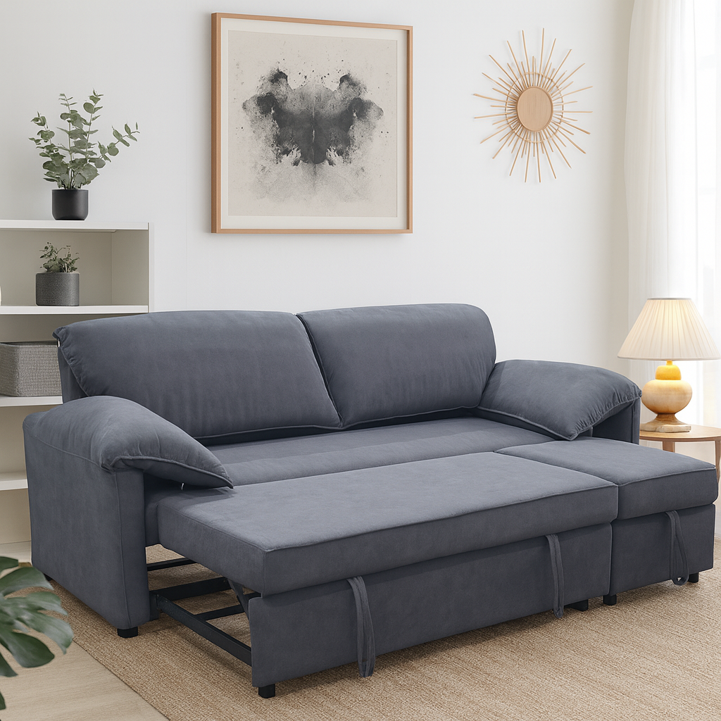 Relecee Fabric Sofa Bed by Esteller (Pet Friendly & Easy Clean)