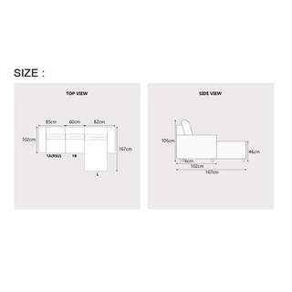 Jamesse Fabric Electric Recliner L-Shaped Sofa (Pet Friendly)