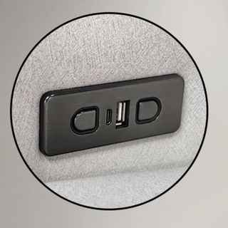 Jamesse Fabric Electric Recliner L-Shaped Sofa (Pet Friendly)