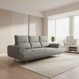 Nyros Fabric Adjustable Backrest Sofa by Esteller (Pet Friendly & Easy Clean)