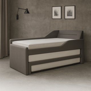 Trinny Fabric Triple Pull-Out Daybed (Water Repellent)