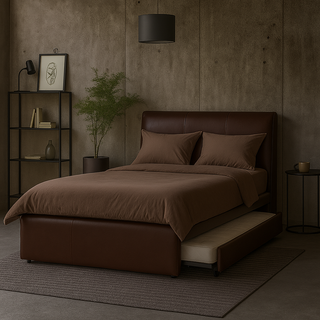 Princeton 3 In 1 Faux Leather Pull Out Bed Frame