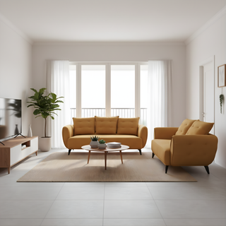 Rovan Fabric Sofa by Esteller (Pet Friendly & Easy Clean)