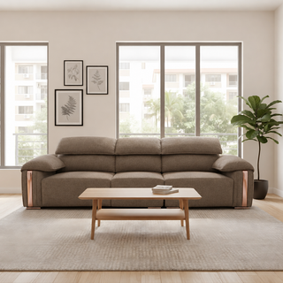 Elricon Fabric Adjustable Armrest Sofa by Esteller (Pet Friendly & Easy Clean)