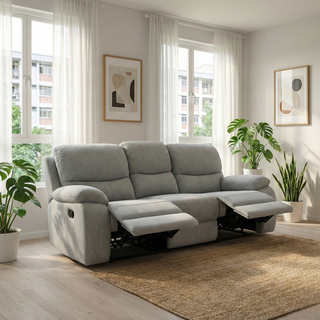 Sylva Fabric Recliner Sofa by Esteller (Pet Friendly & Easy Clean)