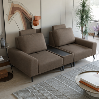Sylvenor Fabric Sectional Sofa by Esteller (Pet Friendly & Easy Clean)