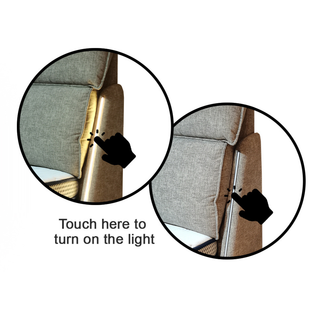 Trinden Fabric Bed Frame (Pet Friendly & Night Light)