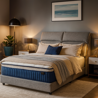 Trinden Fabric Bed Frame (Pet Friendly & Night Light)