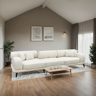 Pryla Fabric Sectional Sofa by Esteller (Pet Friendly & Easy Clean)