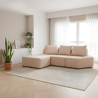 Fiorin Fabric Sectional Sofa by Esteller (Pet Friendly & Easy Clean)