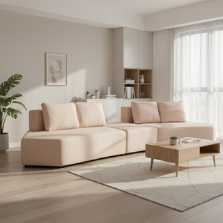 Taviel Fabric Sectional Sofa by Esteller (Pet Friendly & Easy Clean)