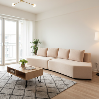 Taviel Fabric Sectional Sofa by Esteller (Pet Friendly & Easy Clean)