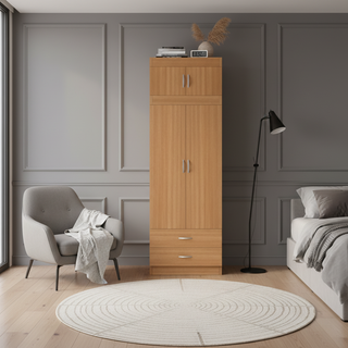 Quinton 2 Door Open Wardrobe with Top
