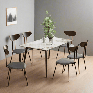 Megafurniture | Nereus II Ceramic Dining Set (1+6) | Dining Set