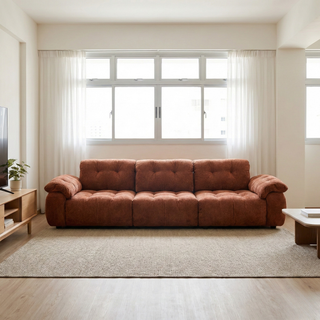 Neura Fabric Adjustable Backrest Sofa