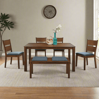 Megafurniture | Odalys Wooden Dining Set (1+4+1) | Dining Set