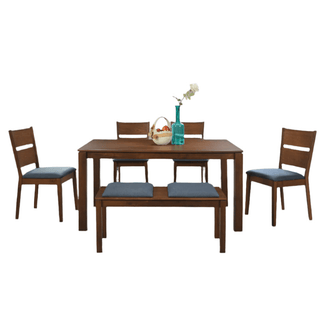 Megafurniture | Odalys Wooden Dining Set (1+4+1) | Dining Set