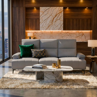 Orrian Fabric Adjustable Backrest Sofa by Esteller (Pet Friendly & Easy Clean)