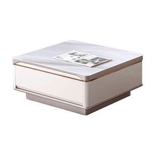 Megafurniture | Ottoline Square Coffee Table with Microcrystalline Glass Top | Coffee Table