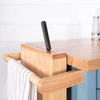 Megafurniture | Peri Light Blue Kitchen Trolley | Kitchen Trolley