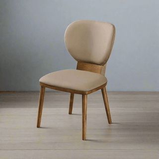 Megafurniture | Philia Faux Leather Ash Wood Dining Chair (Pet Friendly) | Dining Chair
