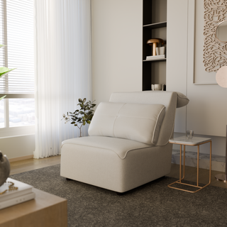 Havor Fabric Adjustable Headrest Sofa by Esteller (Pet Friendly & Easy Clean)