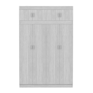 Megafurniture | Quinn 4 Door Open Wardrobe with Top | Open Door Wardrobe