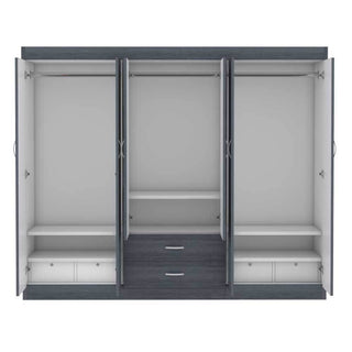 Megafurniture | Quinton 6 Door Open Wardrobe | Open Door Wardrobe