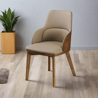 Megafurniture | Romia Faux Leather Ash Wood Dining Chair (Pet Friendly) | Dining Chair