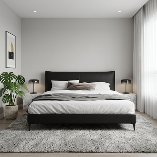 Clara Leather Bed Frame