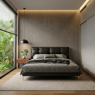Kiko Leather Bed Frame