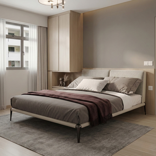 Caldor Leather Bed Frame