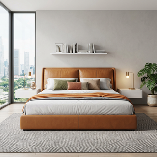 Asera Leather Bed Frame