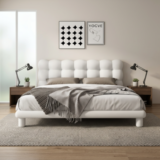 Aino Leather Bed Frame