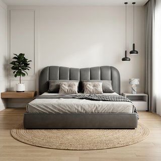 Raxen Leather Bed Frame